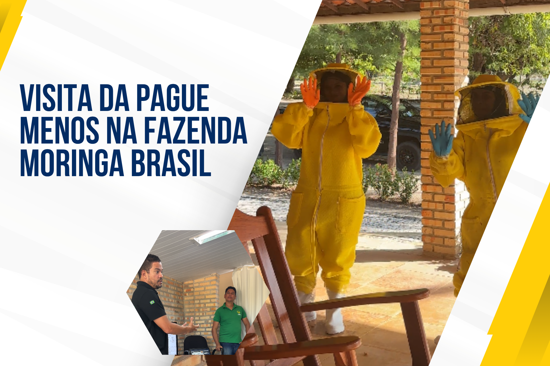 Visita da Pague Menos na fazenda Moringa Brasil​