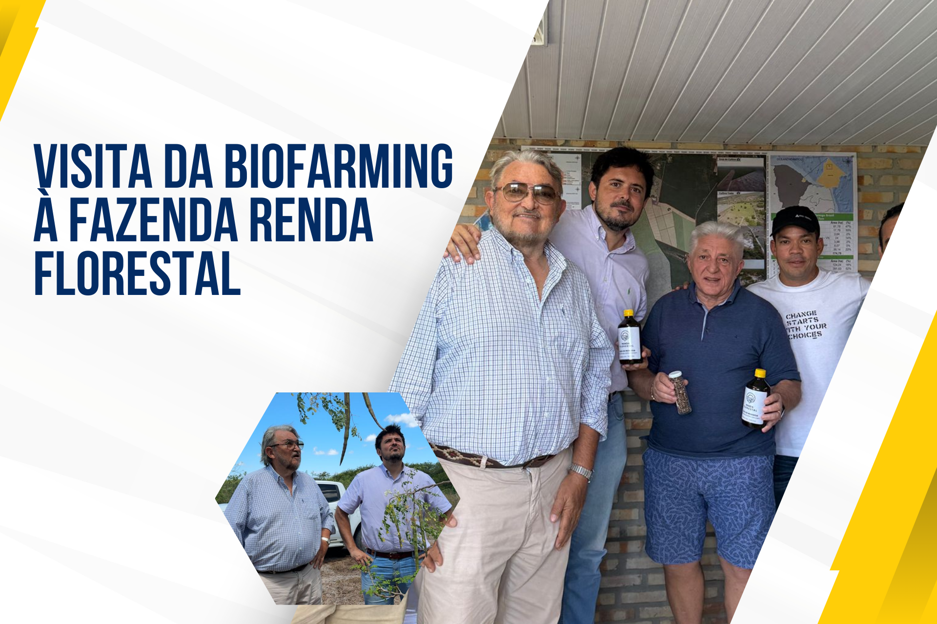 Visita da Biofarming à Fazenda Renda Florestal: uma inspiração para a bioeconomia sustentável